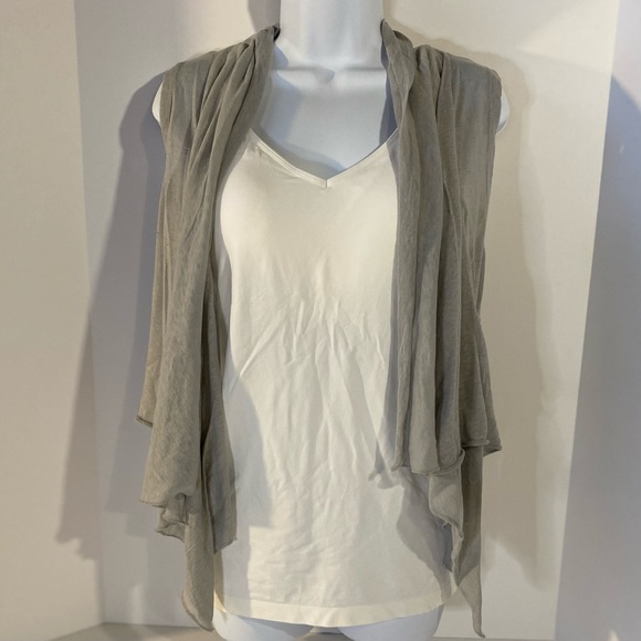 Covington Sweaters - Covington Chiffon Wrap Cardigan